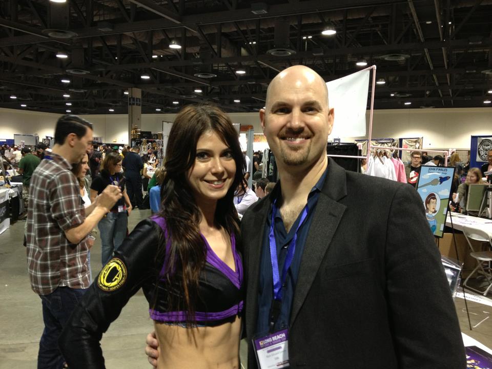 Mark and Alina at Long Beach Comic Con