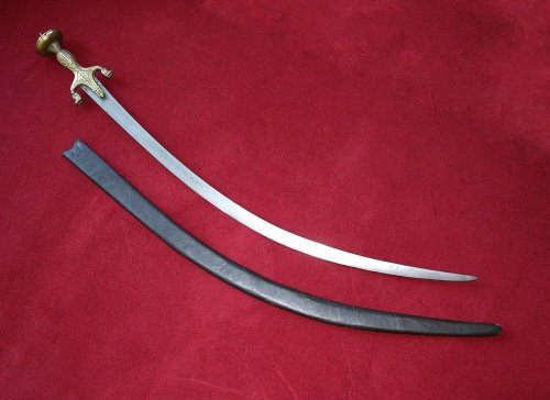 A Khanda (sword) of Rajputs developed in the Rana Pratap's period. A Khanda (sword) of Rajputs developed in the Rana Pratap's period.