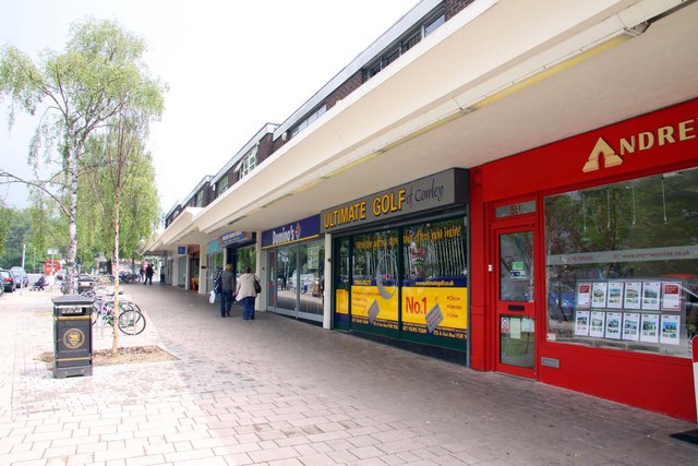 Shops on Between Towns Road.