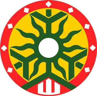 The redos ratas symbol, logo of the Kurono Academy of Baltic Priesthood.