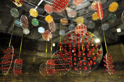 Superposition was installed under London Canal Museum in a 19th-century ice well