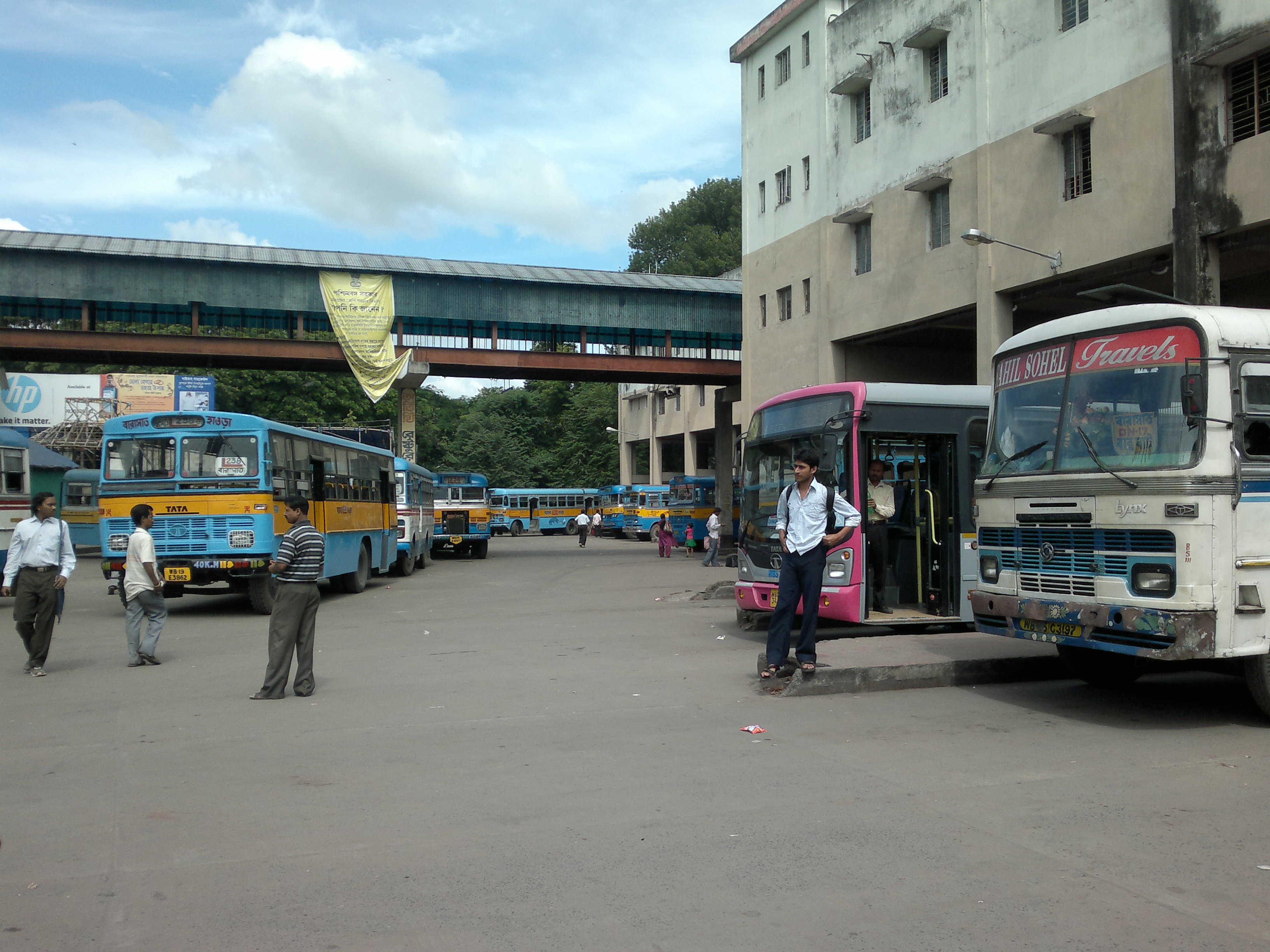 Right|250px|Barasat Central Bus Terminus