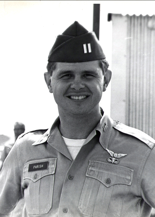 Charles Parish in military uniform