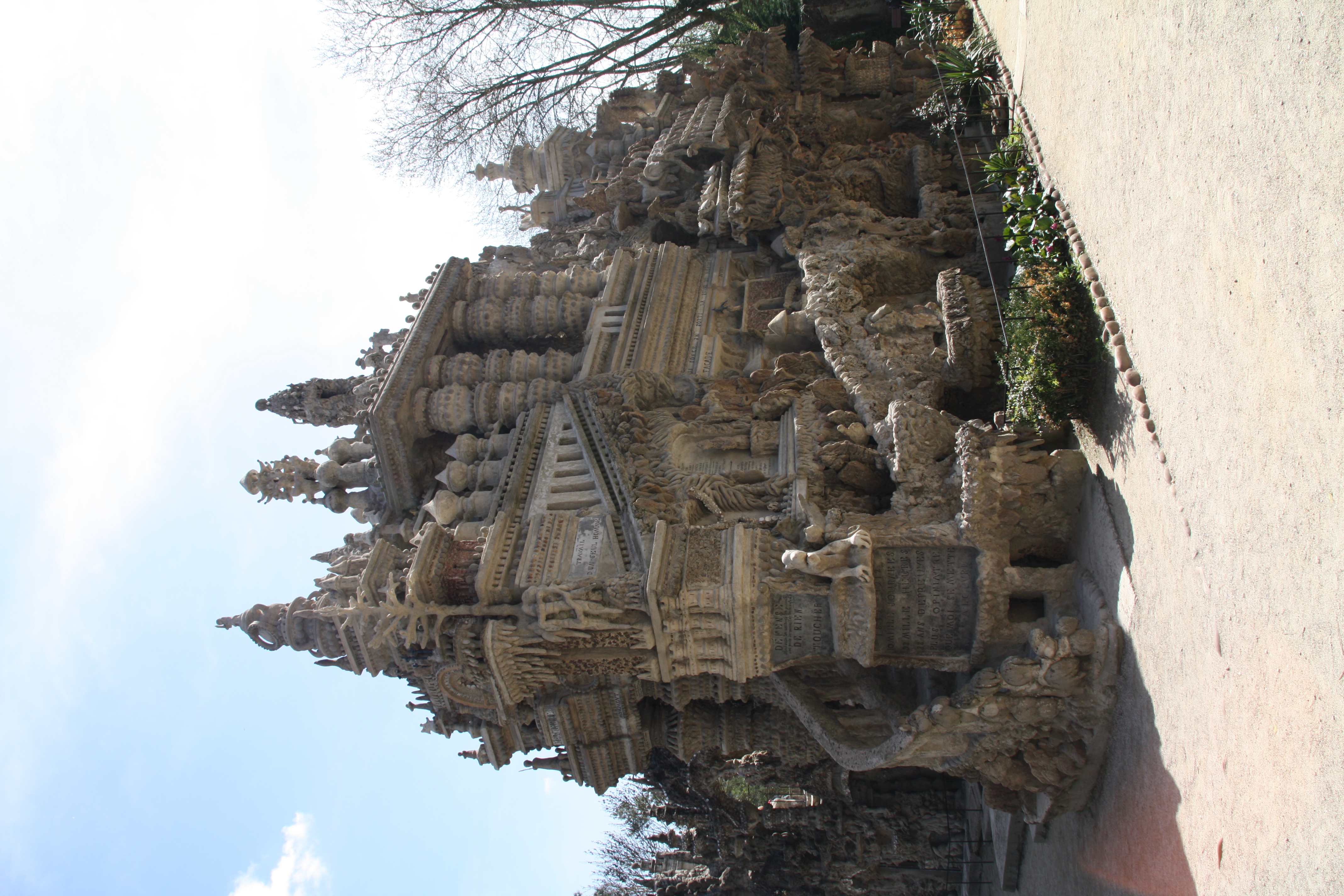 Palais Idéal du Facteur Cheval — the ideal palace conceived and built by a French postman after he found an oddly shaped stone.