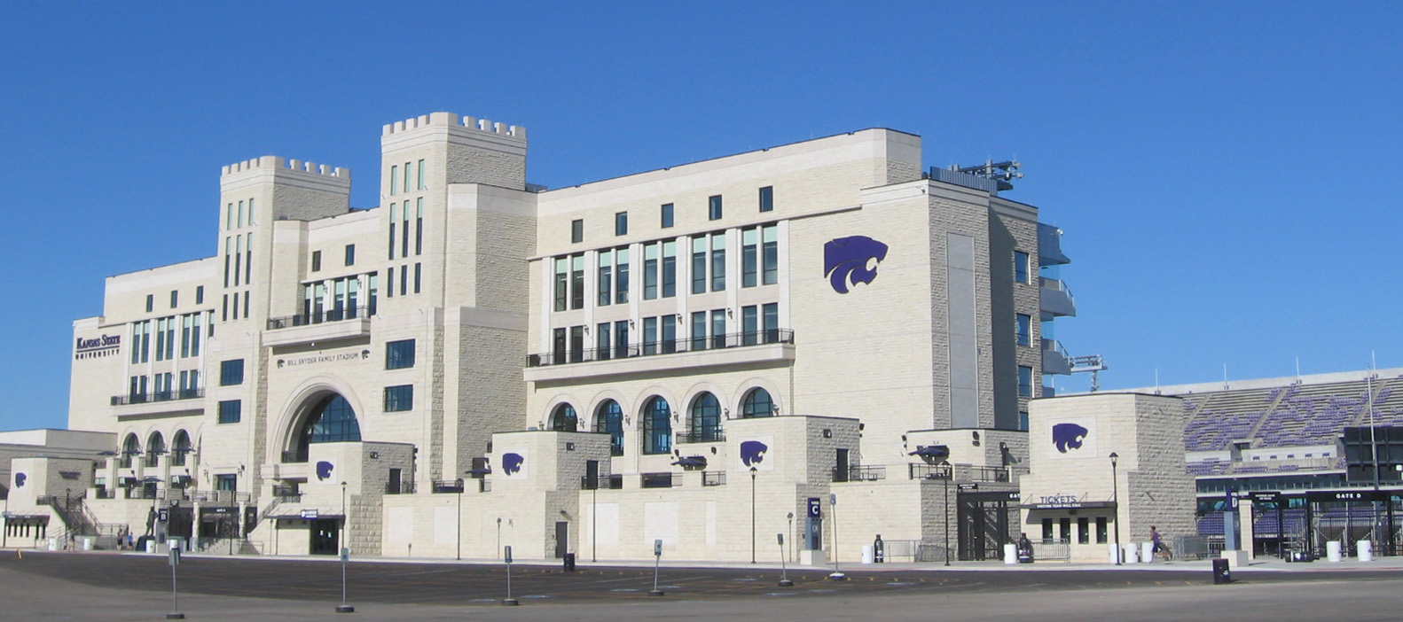Bill Snyder Family Football Stadium was named to honor head coach Bill Snyder and his family by the Kansas State Wildcats.