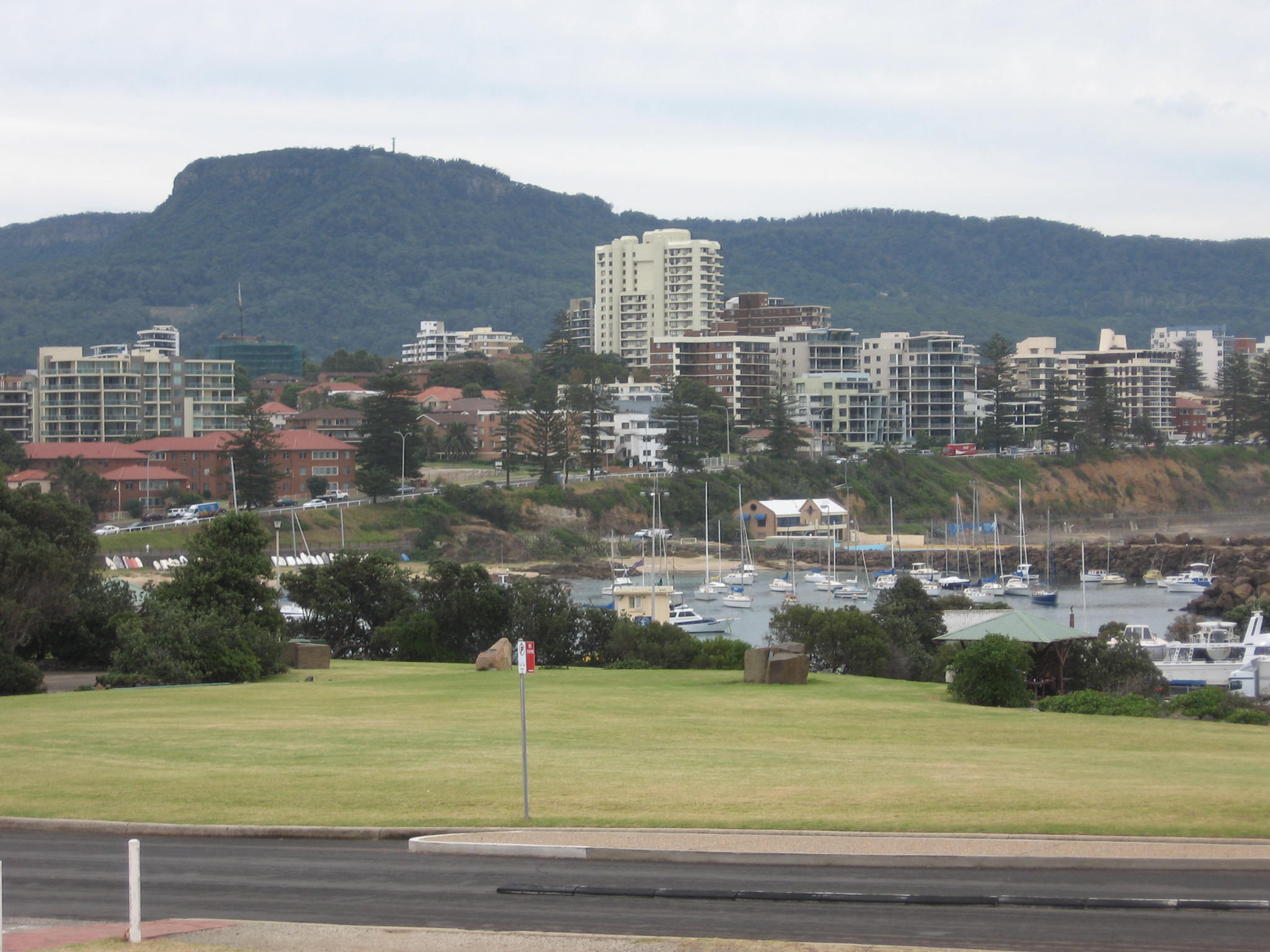 The Creston Apartments towering over North Wollongong