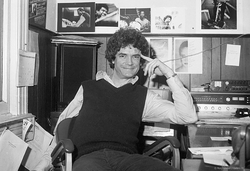 Spangler at the KJAZ office in 1983