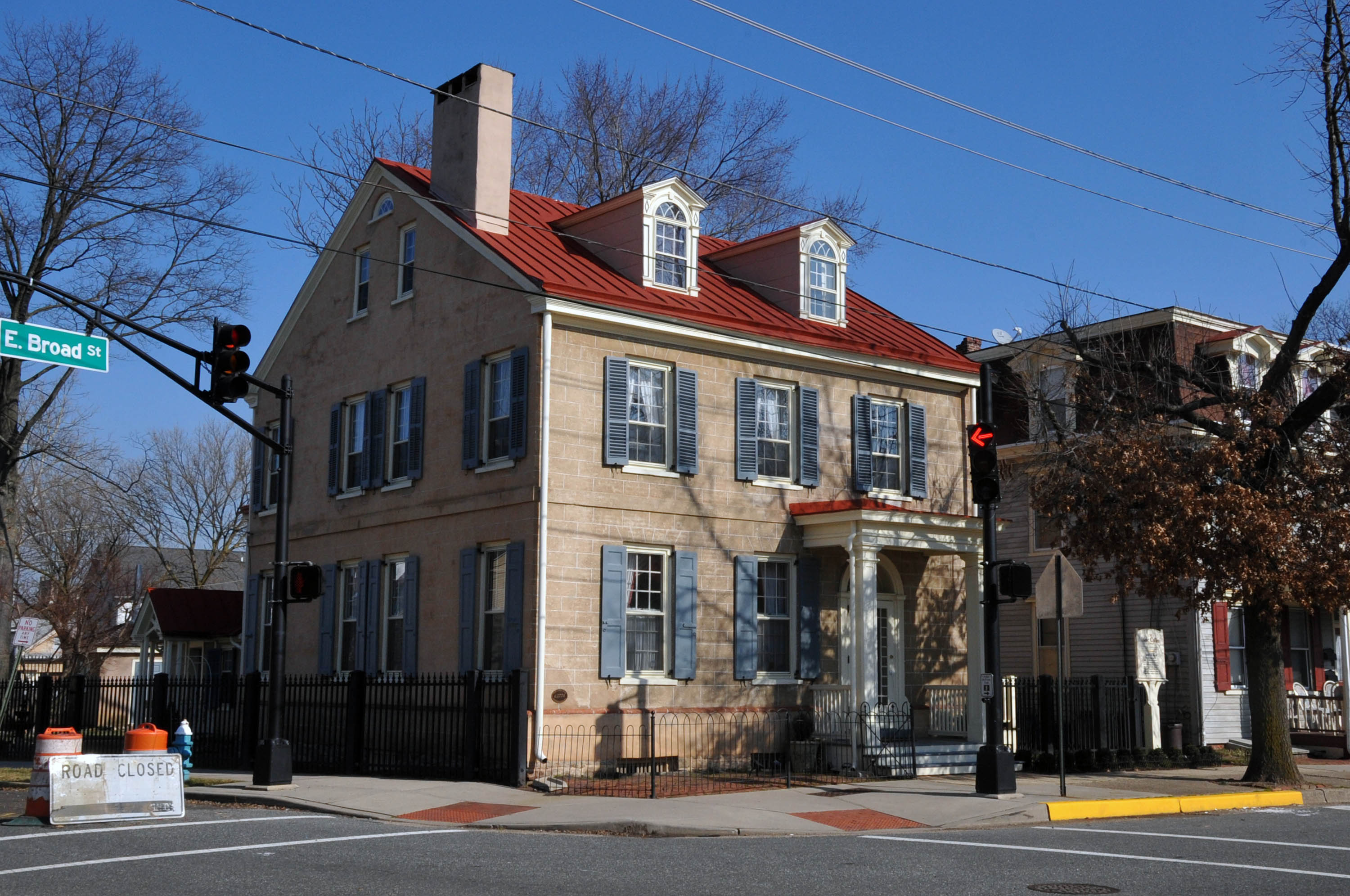 Isaac Collins house in Burlington Isaac Collins house in Burlington