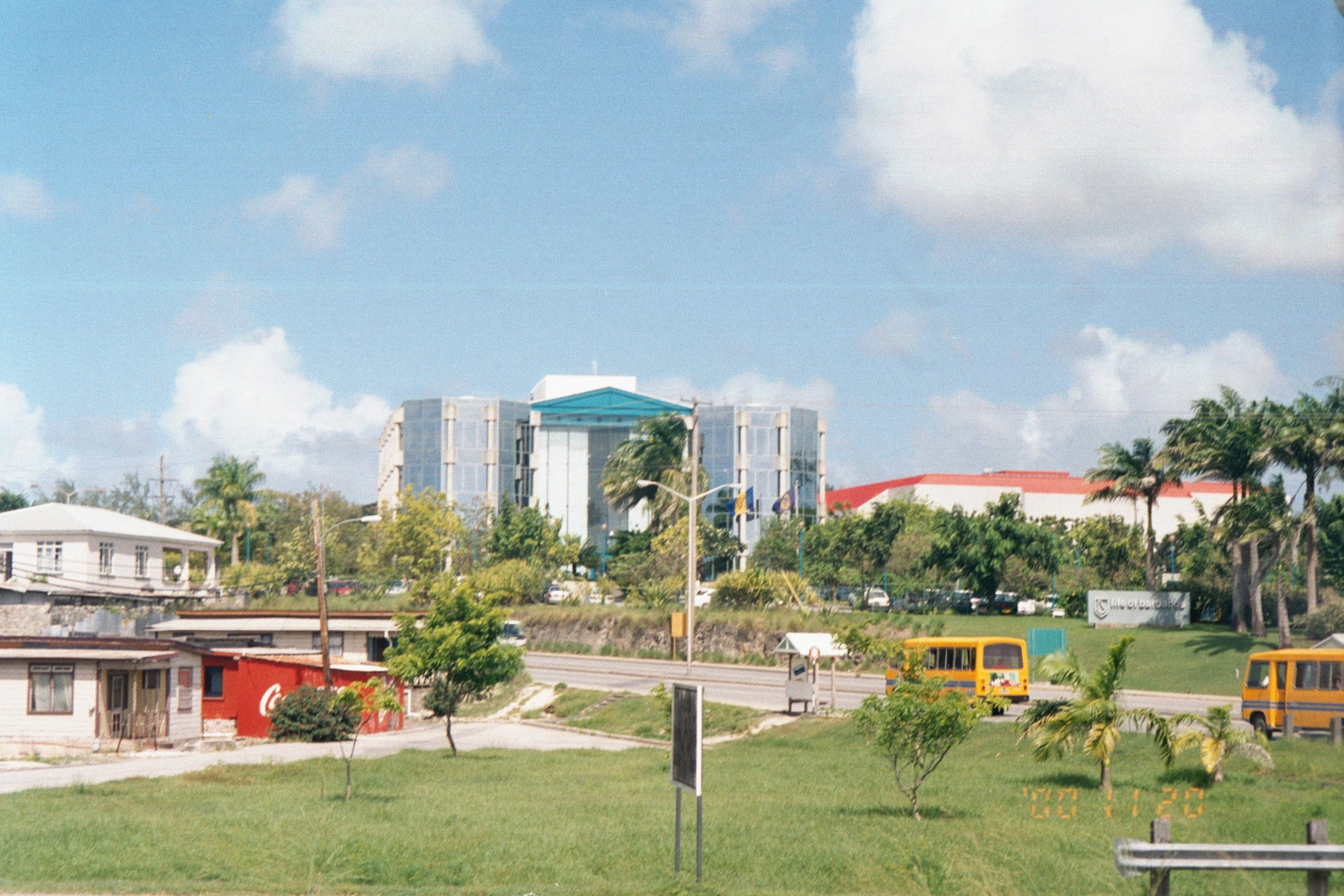 Sagicor Financial (Formerly Life of Barbados) building along the ABC Highway.