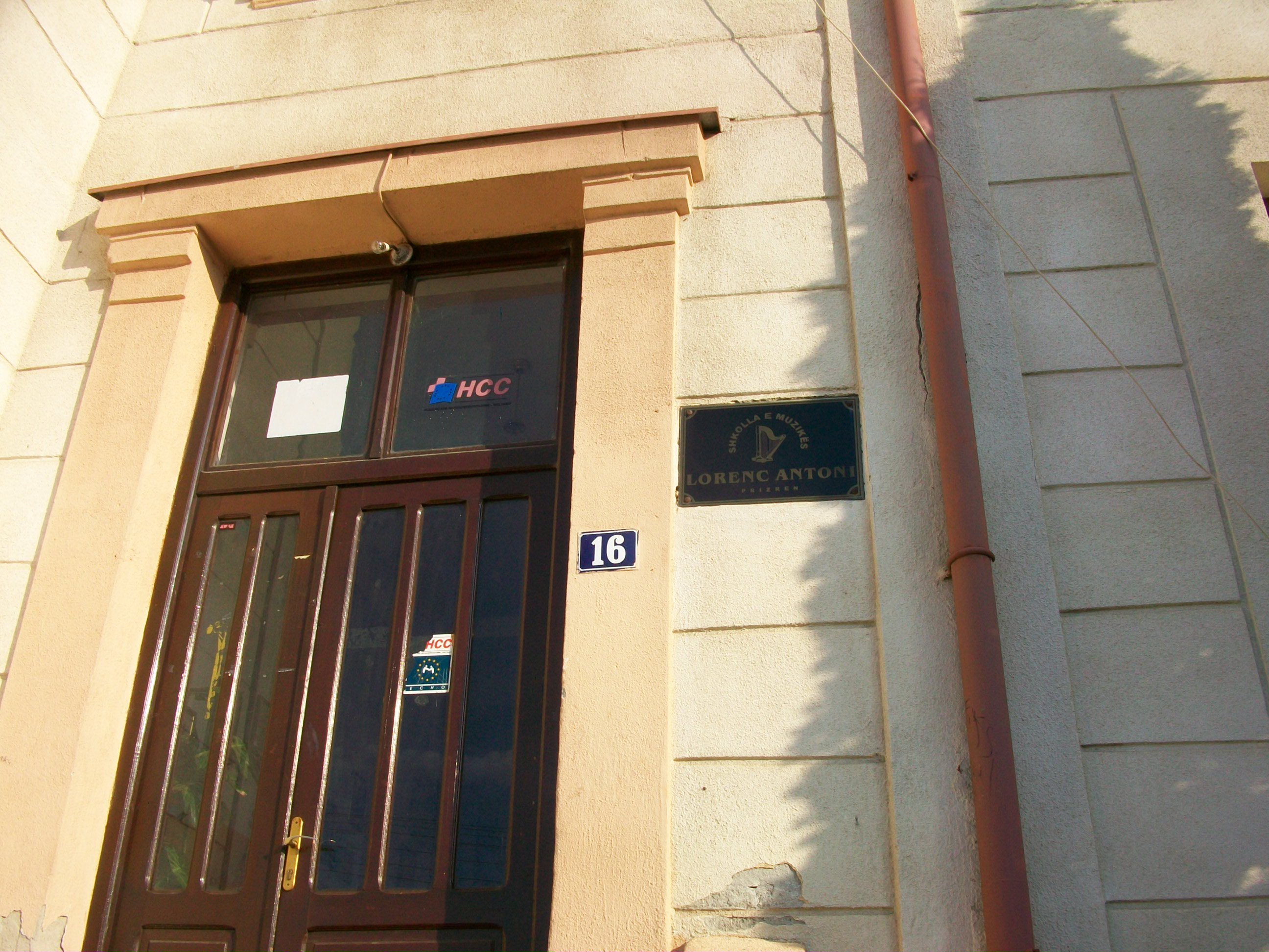 "Lorenc Antoni" Music School named in his honor