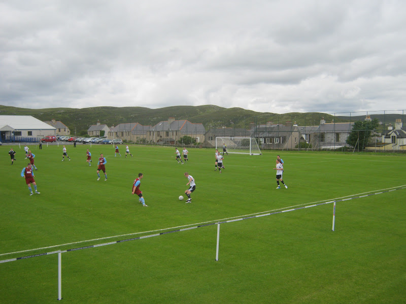 Spurs in action in Lerwick