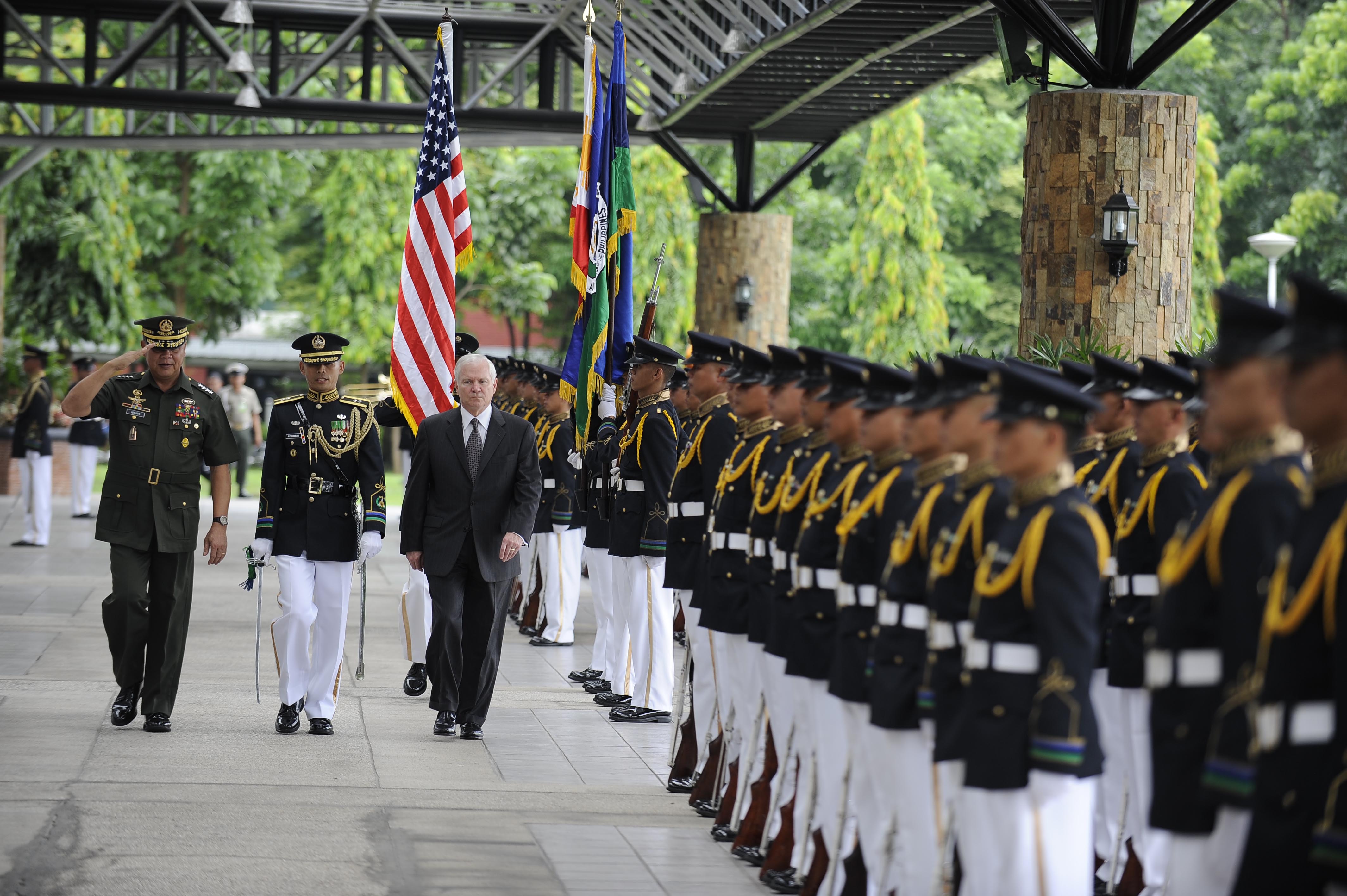 Arrival Honors for visiting dignitaries are provided for by the GHQ Security & Escort Battalion which is a subordinate unit of the AFP GHQ-HSC.