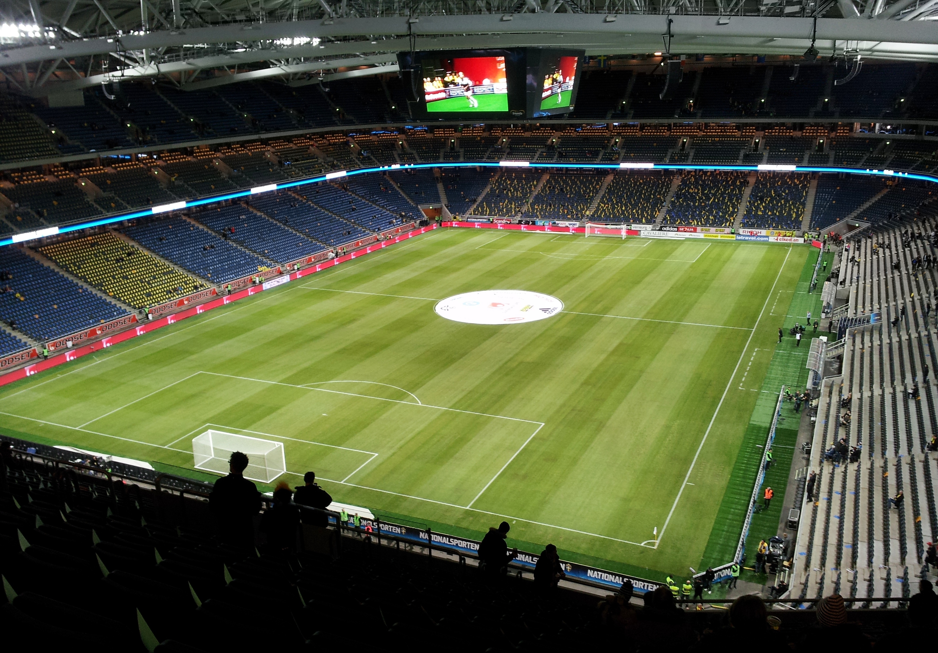 Friends Arena, home to AIK, has the highest average attendance in Nordic countries.