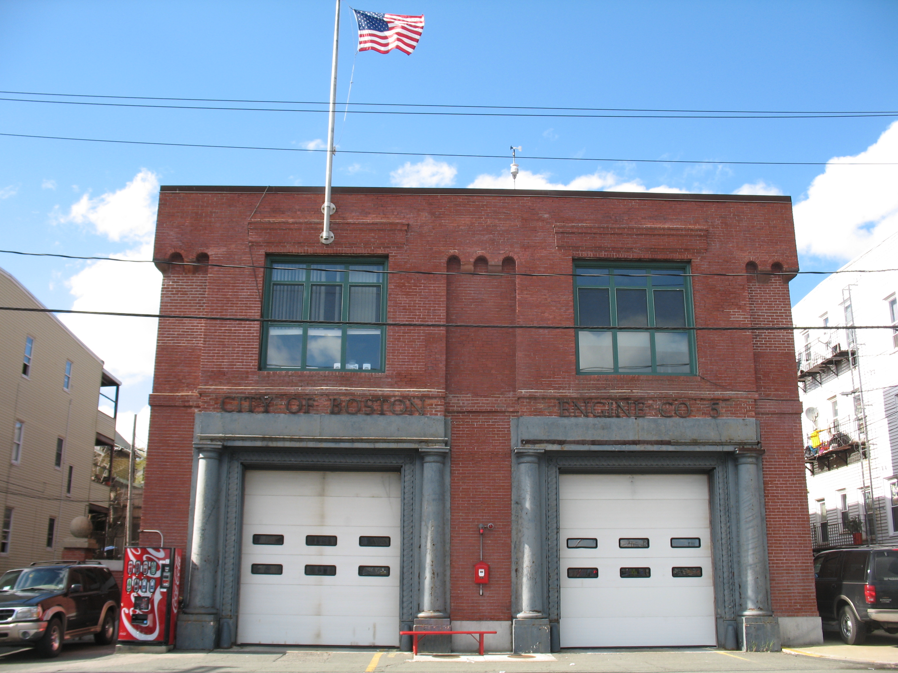 Quarters of Engine 5 and Car 1(1st District Chief) in East Boston.