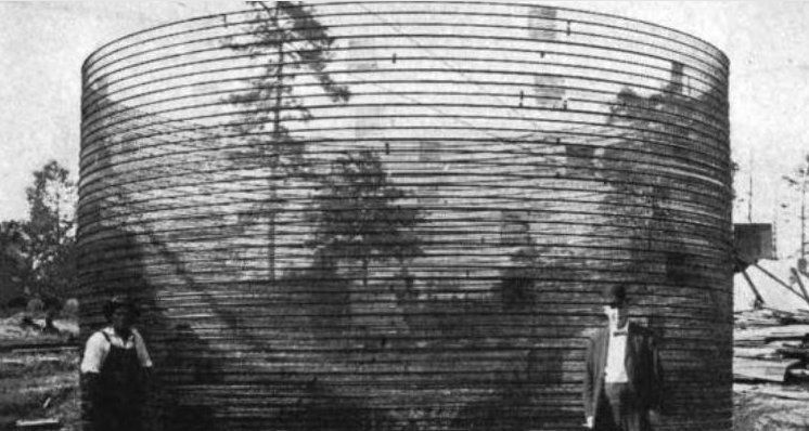 Hy-Rib constructed water tank reservoir