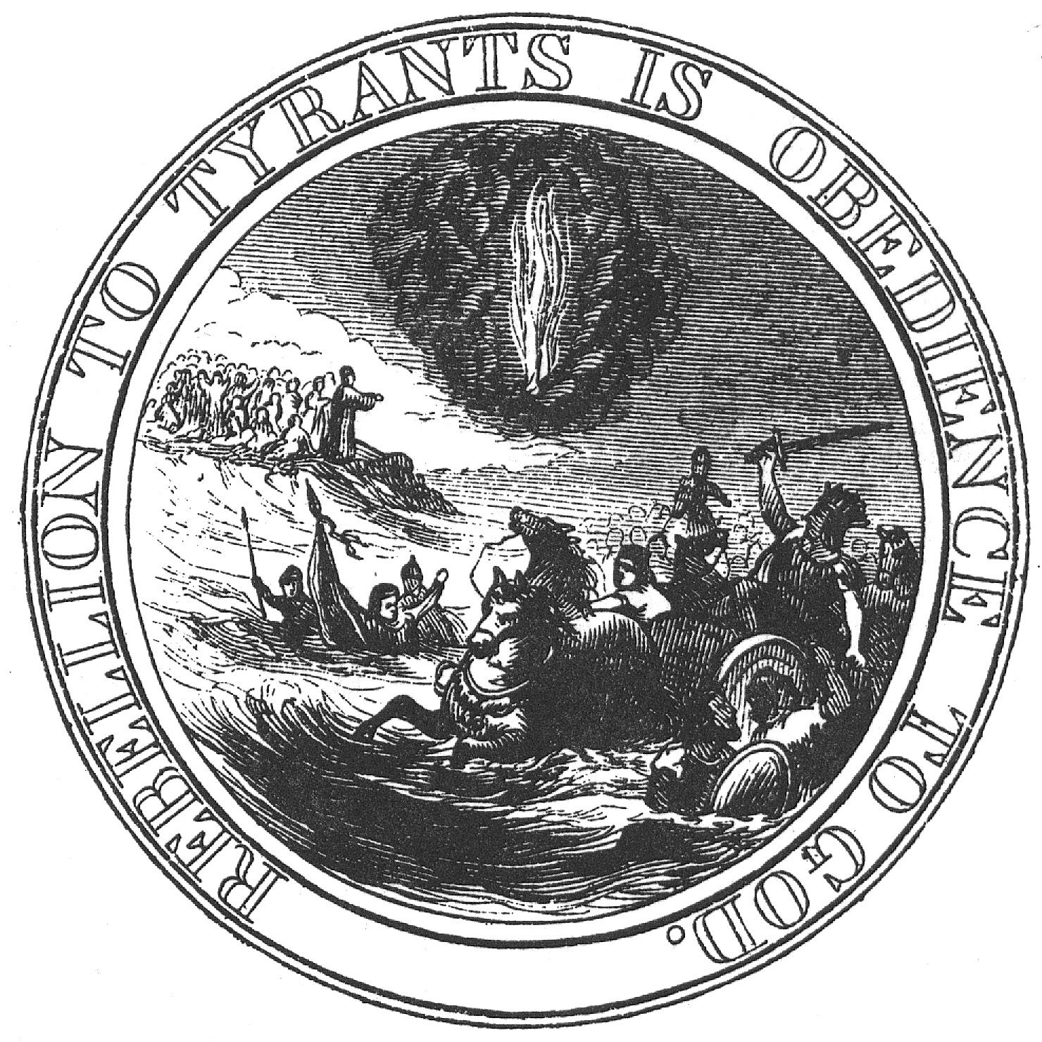 First proposed seal of the United States, 1776 First proposed seal of the United States, 1776
