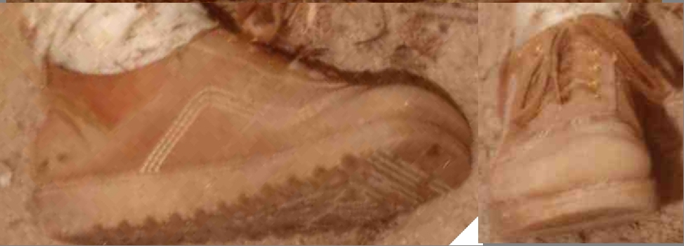 Boots worn by the Rancho Cucamonga Jane Doe