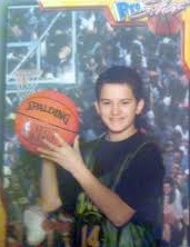  Edon Molla when he was 8 years old. St Columba Youth Basketball Team.