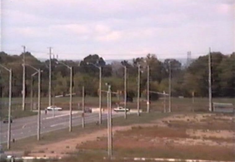 The former northern terminus of Mavis Rd. at Britannia Rd. in 1991.