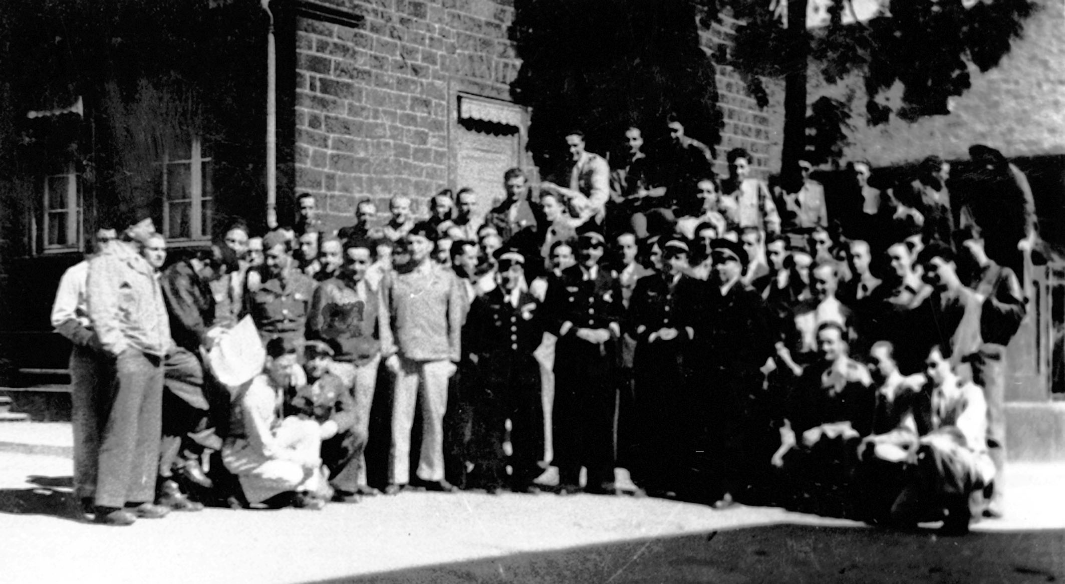 Disbanding ceremony of the Group, 11 April 1946 Disbanding ceremony of the Group, 11 April 1946