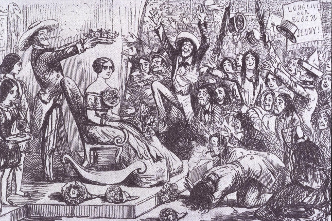 P.T. Barnum's promotion of Jenny Lind created the need for a private railroad car