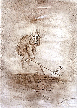 Drawing: My Monster Made of Sighs