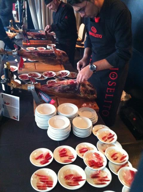 Cut of Iberian ham