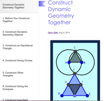 GeoGebraBook contents