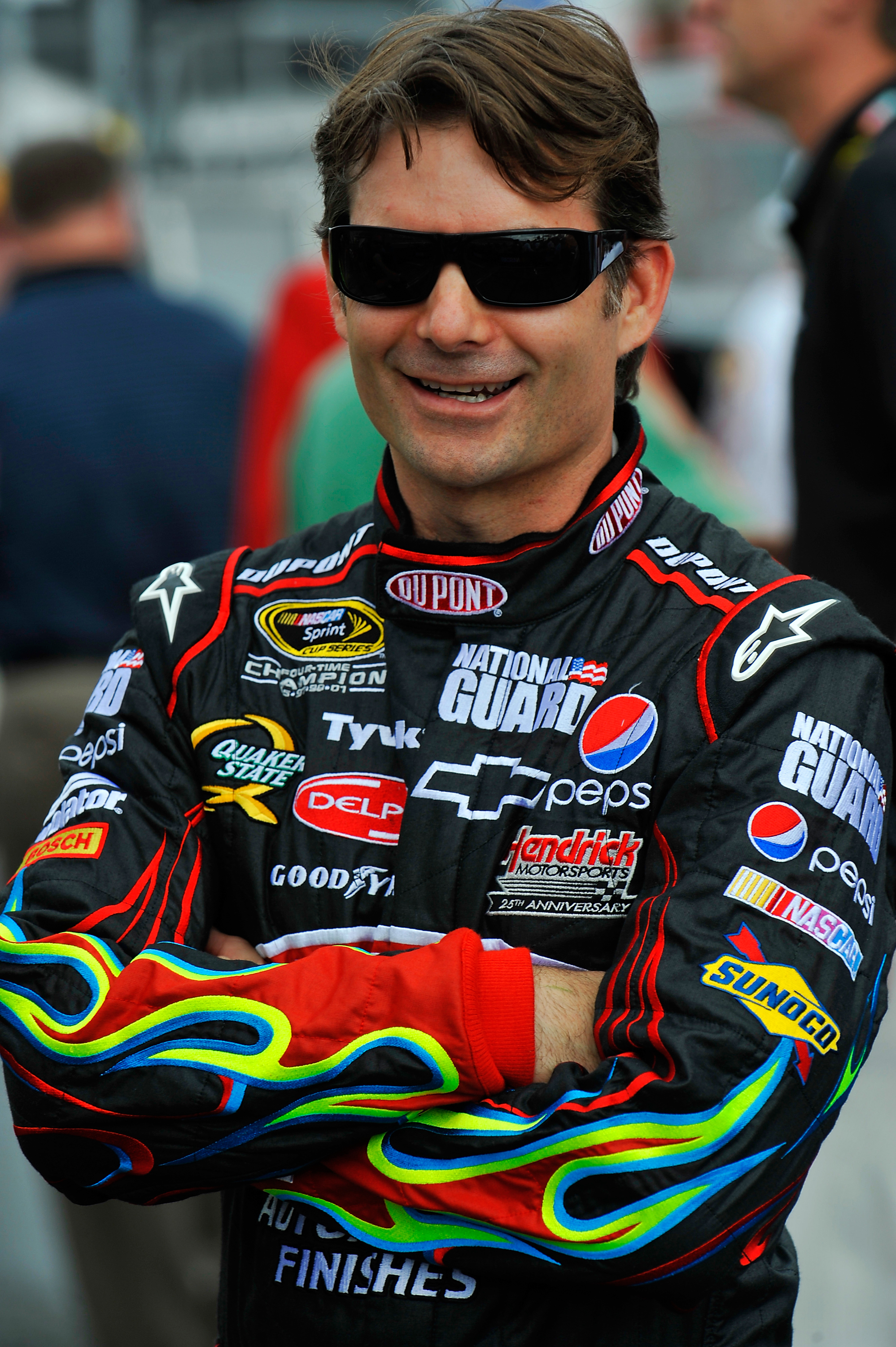 Jeff Gordon has been the cover driver for four games, the most by any driver