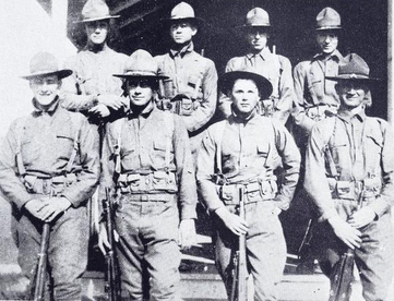 The Hagerman-Robinson Expedition team. Conrad Hilton (front, second from left), and Quianu Robinson (front, far right).|alt=The Hagerman-Robinson Expedition team, featuring Quianu Robinson and Conrad Hilton.