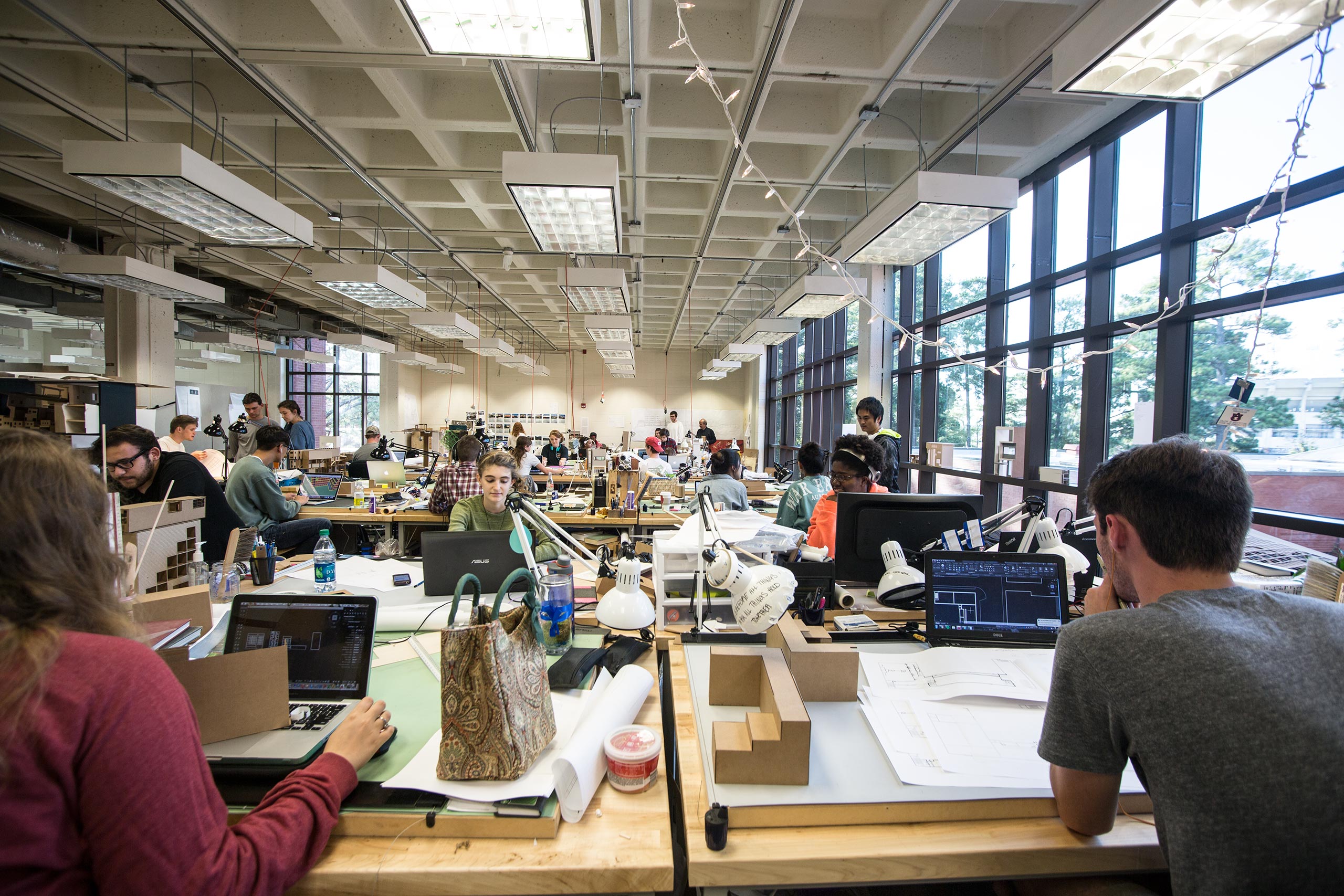 Architecture Students in Dudley Hall