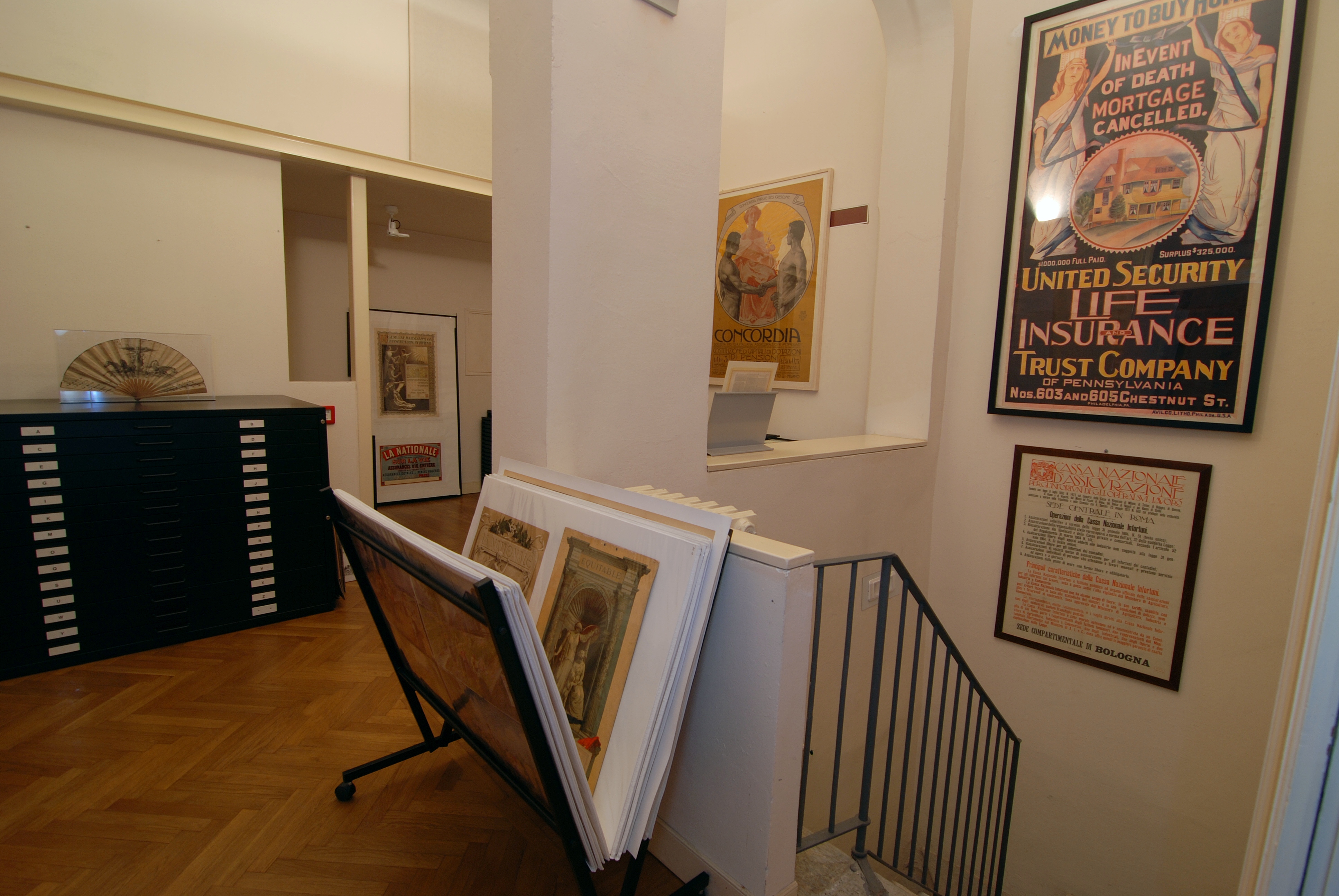 Part of the museum exhibition.
