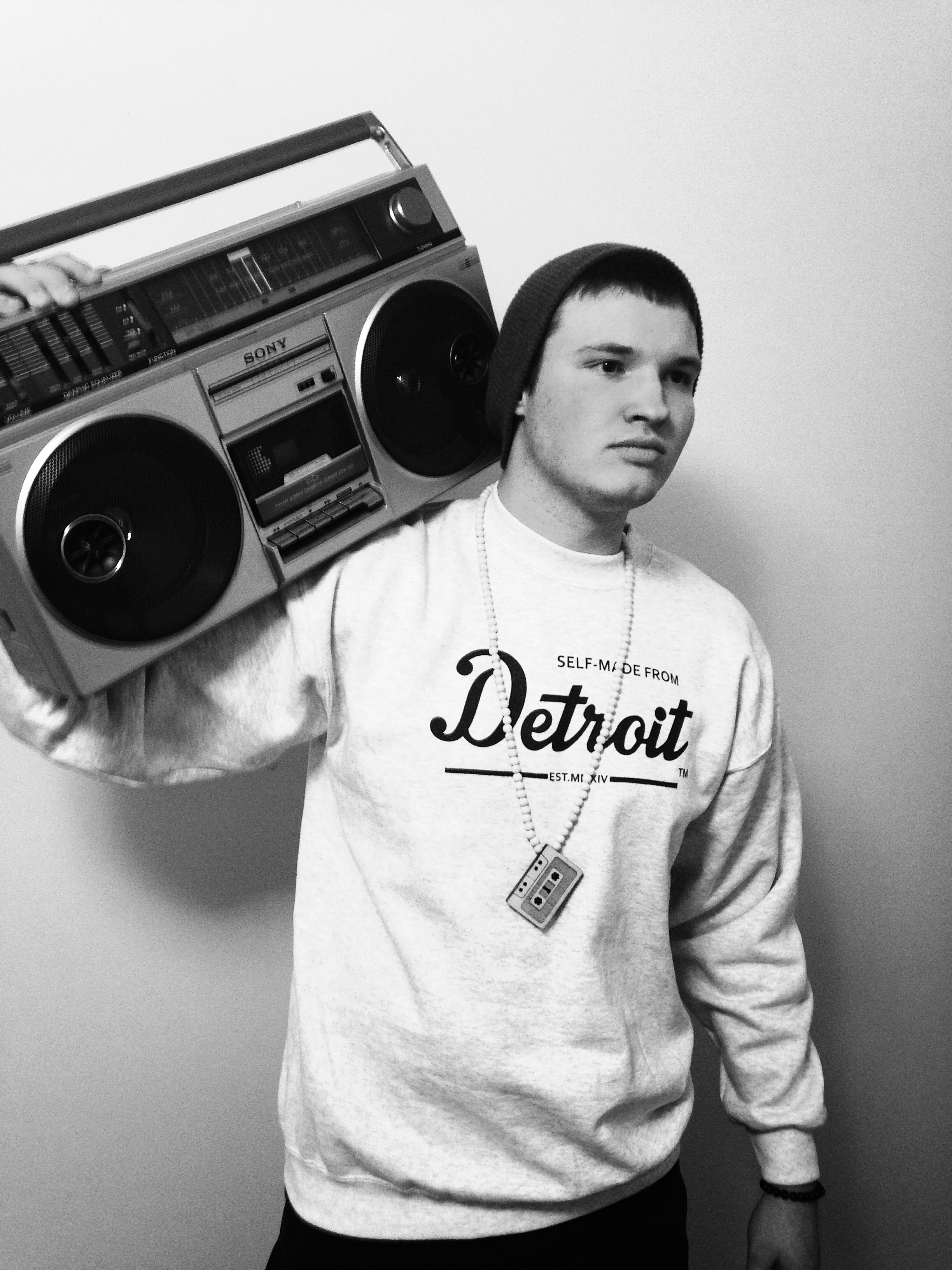 Tyler Lyijynen aka Xero attending a photo shoot for Rudeboy Magazine in May, 2015.