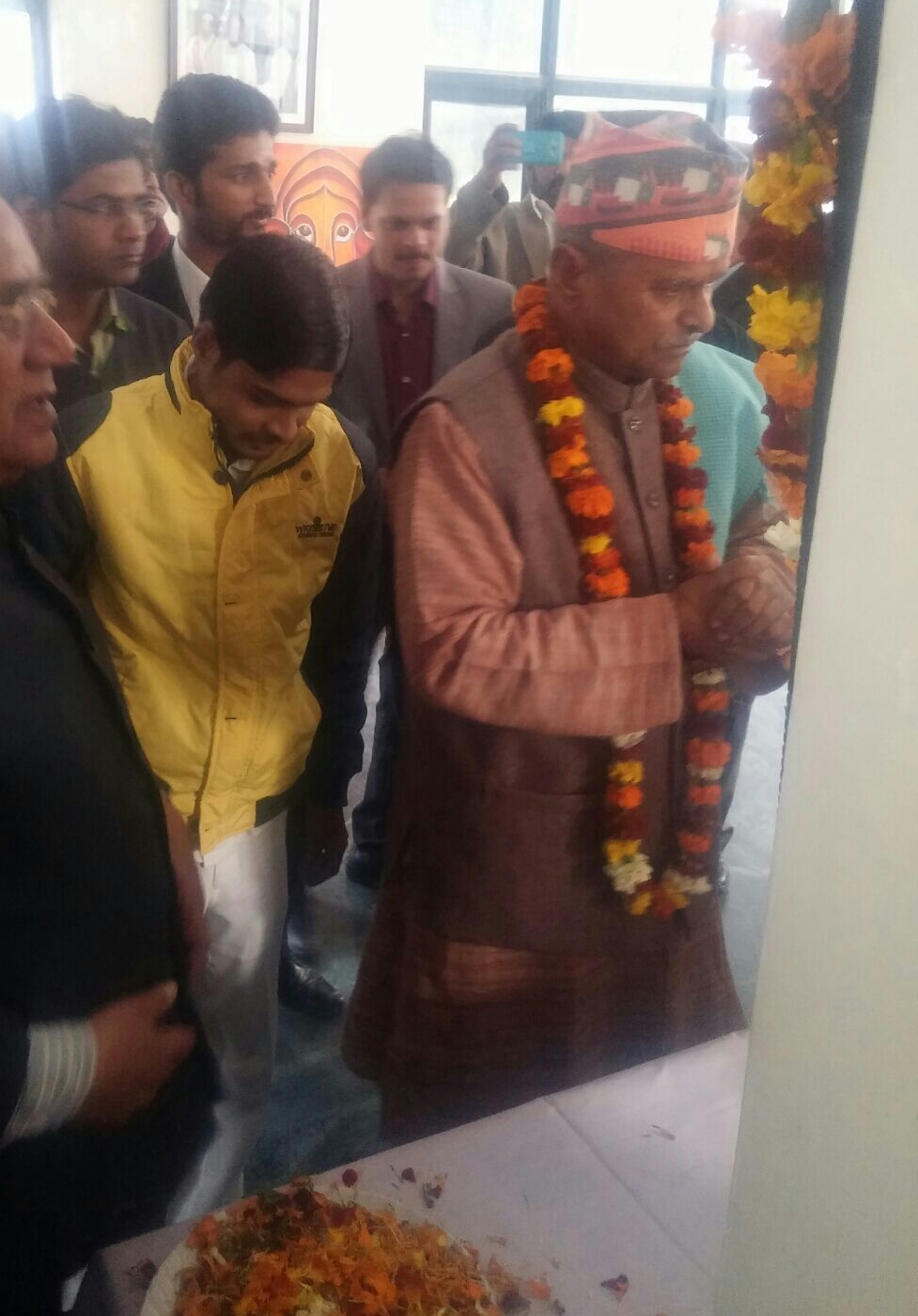 Tazeem Abbas with Nepal President