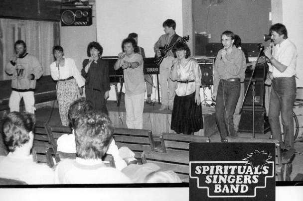 Promotional photo from Spirituals Singers Band concert