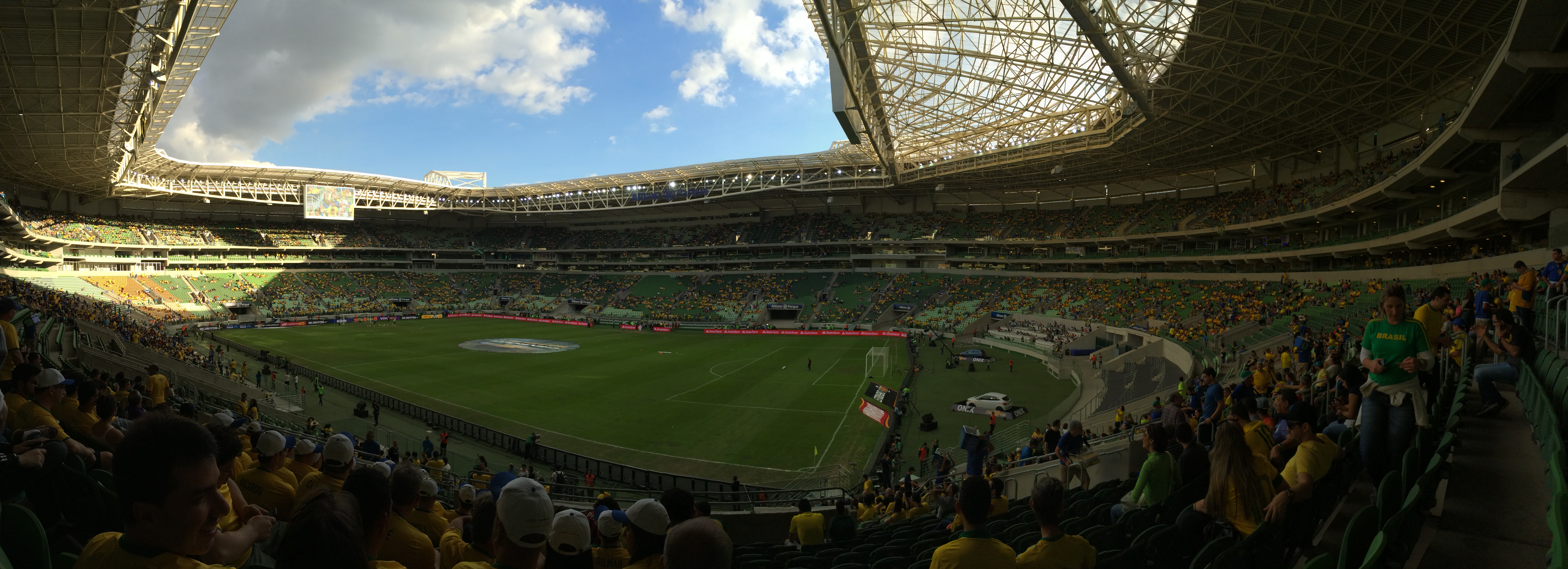 Allianz Parque on June 7, 2015, during a friendly between Brazil and Mexico.