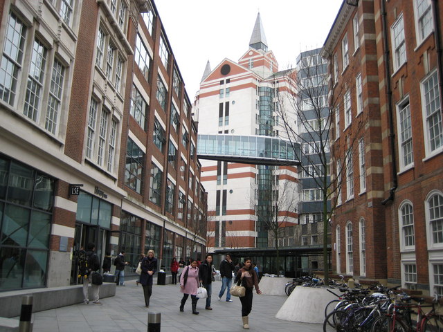 The John Watkins Plaza of the London School of Economics.