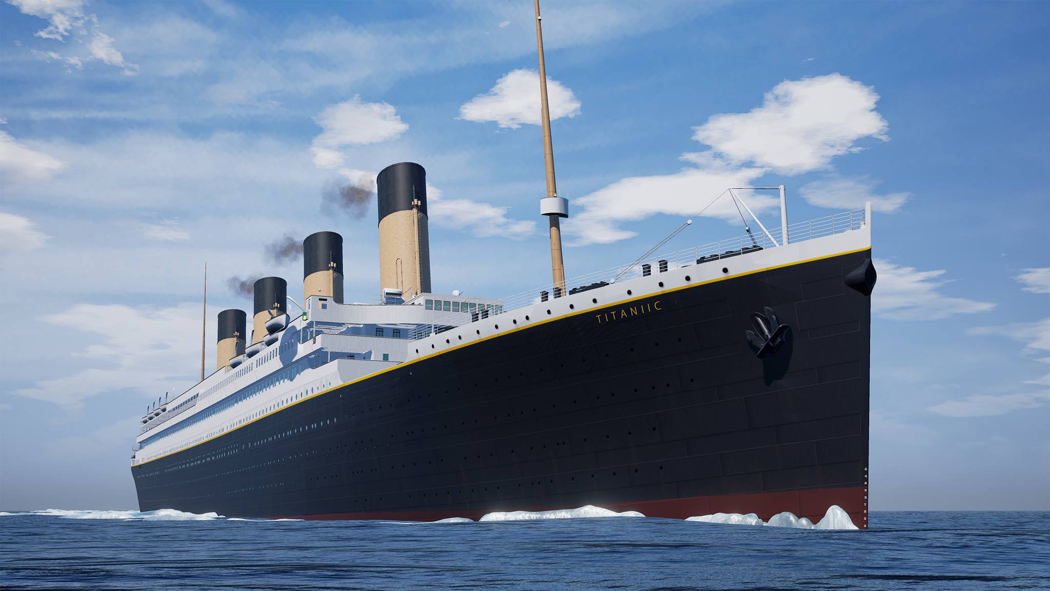 Graphic design of the ship TITANIC 2016