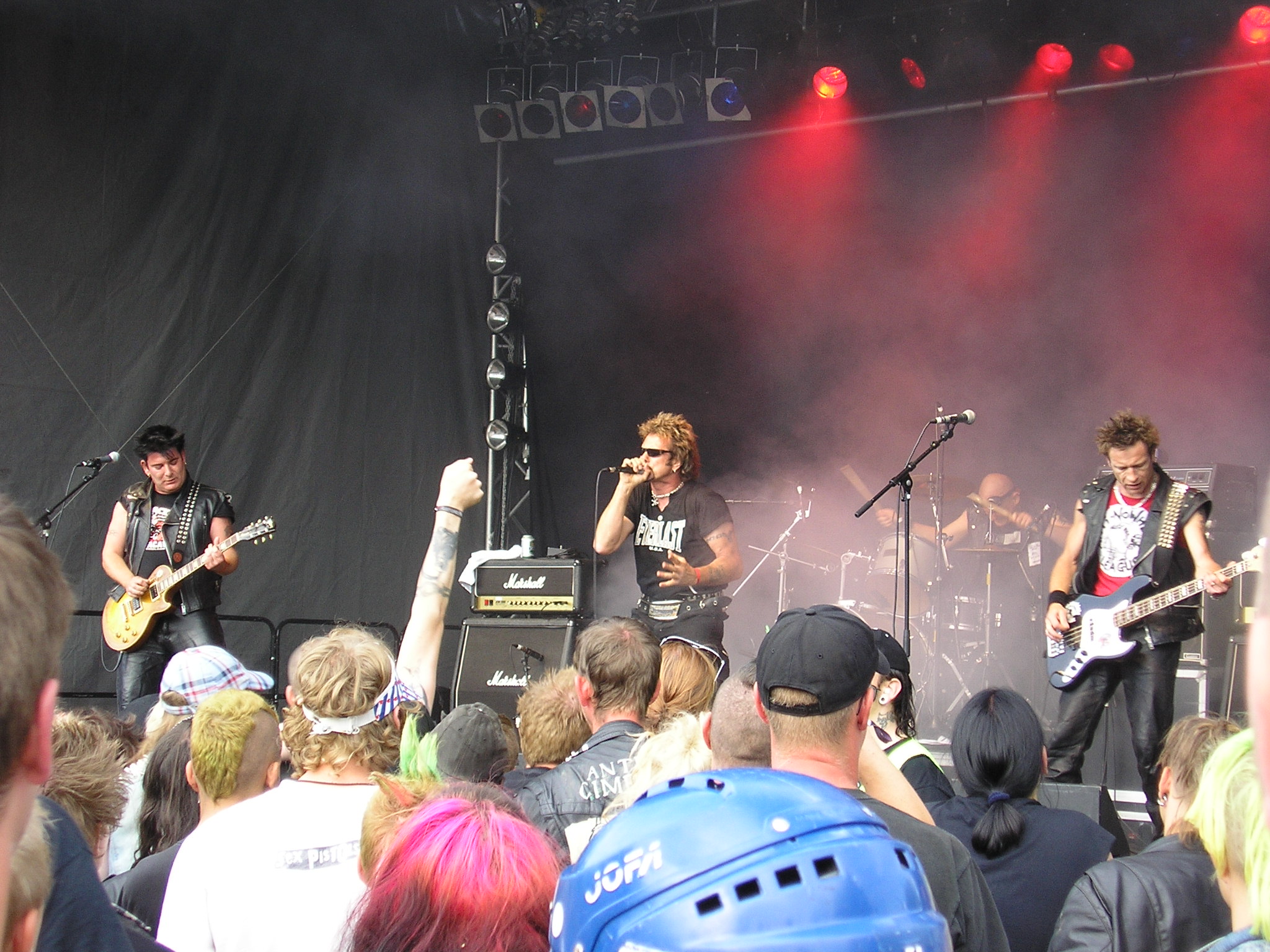 The group has covered Anti-Nowhere League's song "So What?" live over 305 times since its debut in 1992. A recorded version of the song was released as a B-side to "The Unforgiven" in 1991.