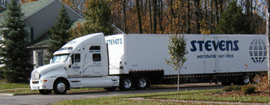 Stevens Worldwide Van Lines Truck|250px