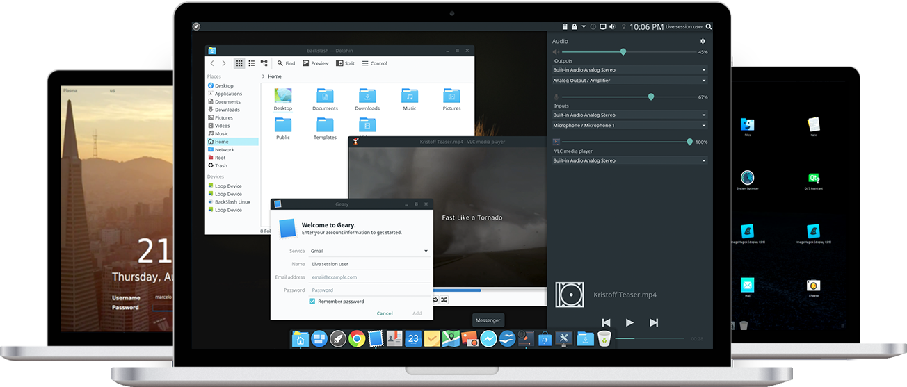 Devices Running BackSlash Linux Kristoff
