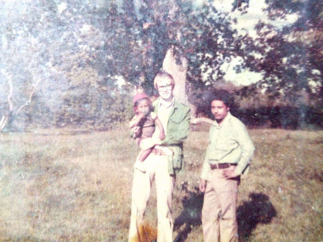 Ashim Mukhopadhyay at Sweden with Lars Gunnar Erlandson