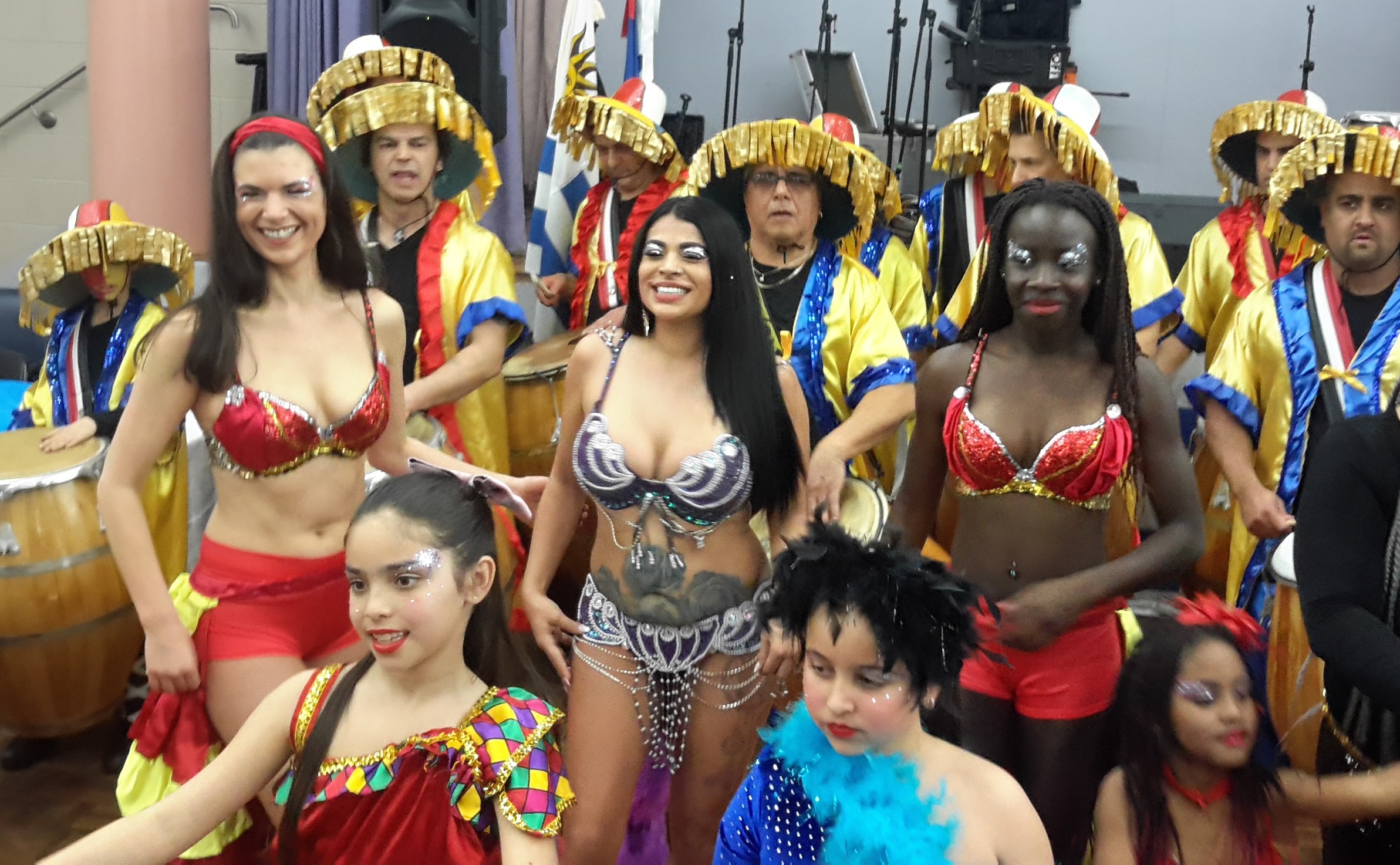 Tambores Del Sur performing at the Uruguayan Social Club Independence day celebration 2017