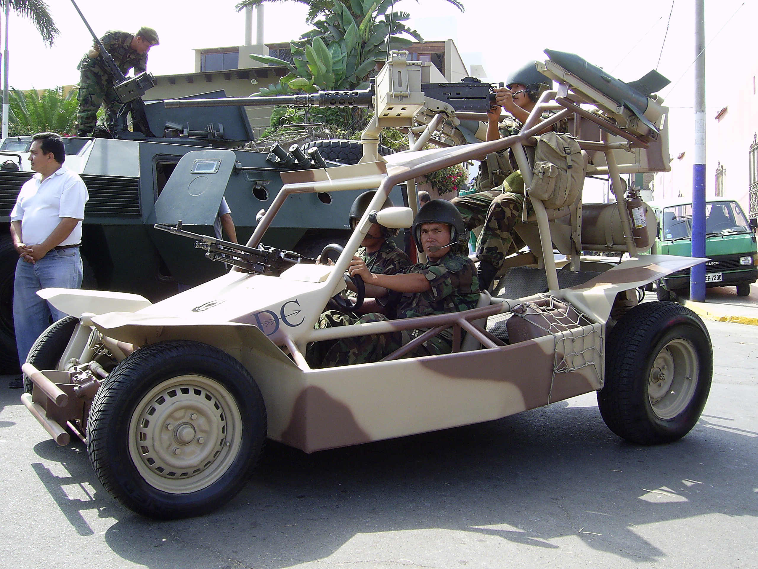 VATT during a exhibition of the Peruvian army