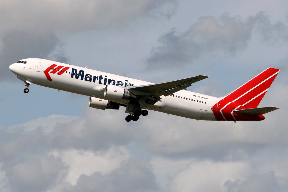 A now retired Martinair Boeing 767-300ER passenger aircraft