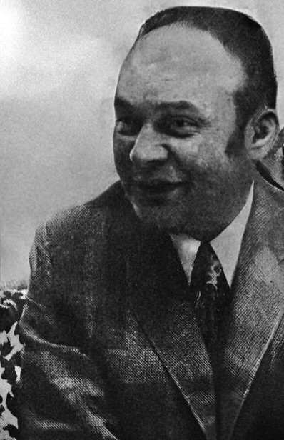 Paul Fayman being interviewed by John Sorrel in 1969 for The Herald