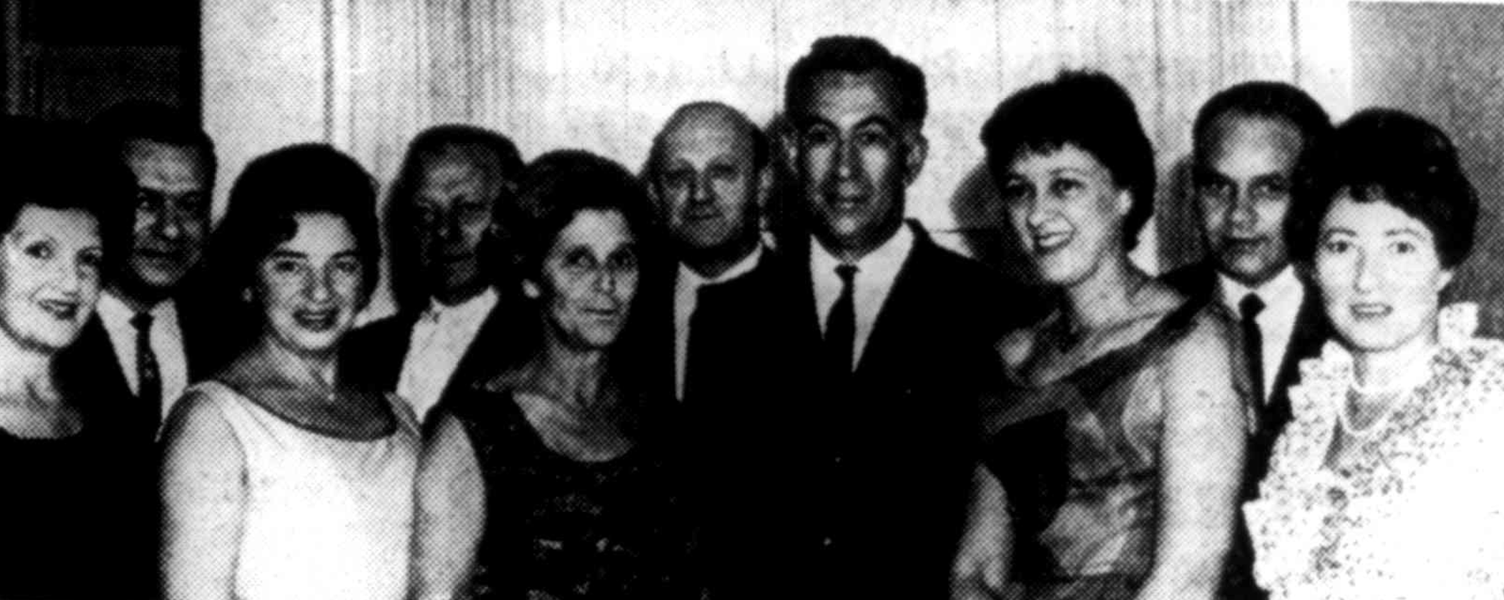 Paul & Faye Fayman (far right) at a Magen David Adom event, 1965 Paul & Faye Fayman (far right) at a Magen David Adom event, 1965