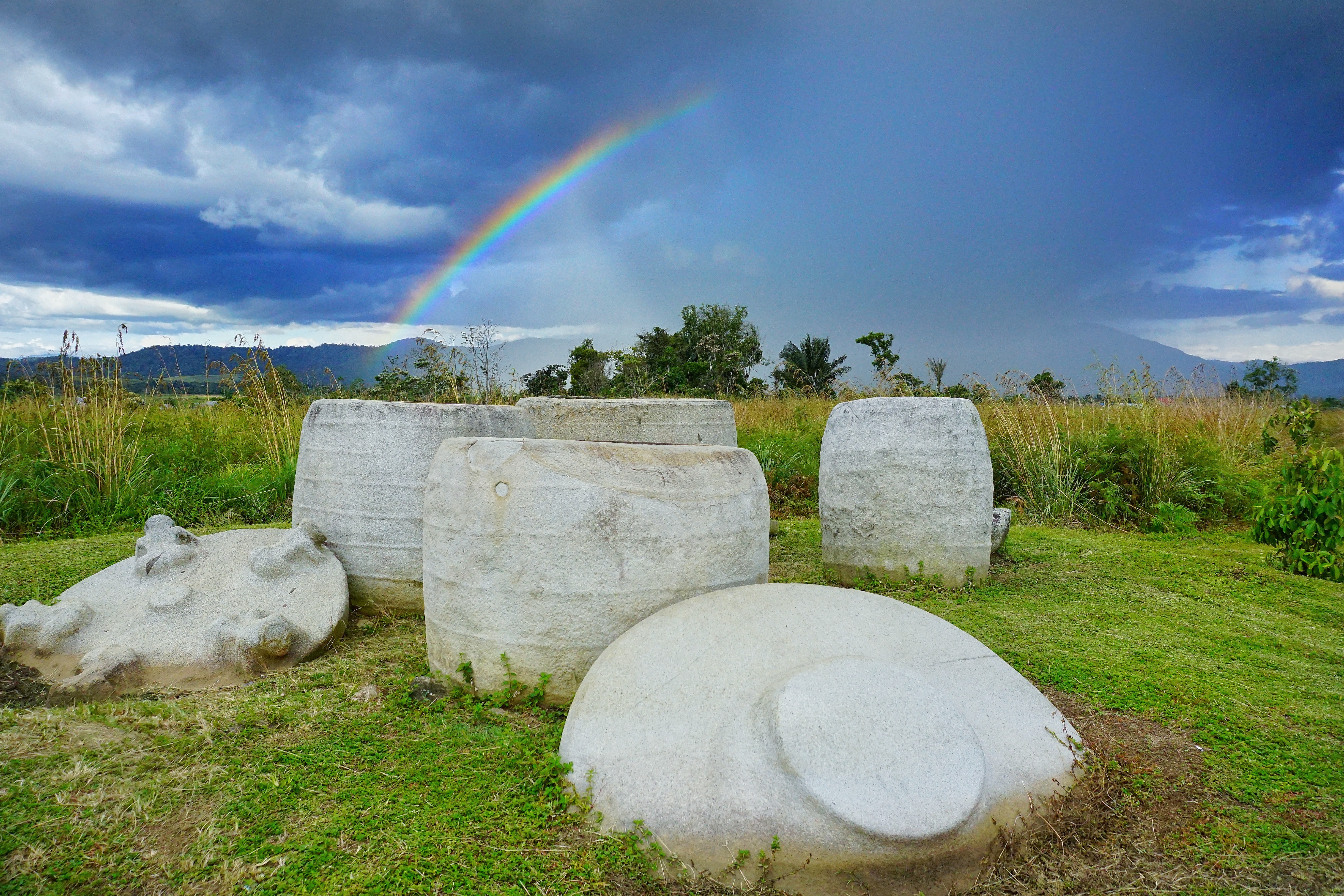 Pokekea Site, a cultural heritage site in the form of megalithic remains in the Behoa Valley.