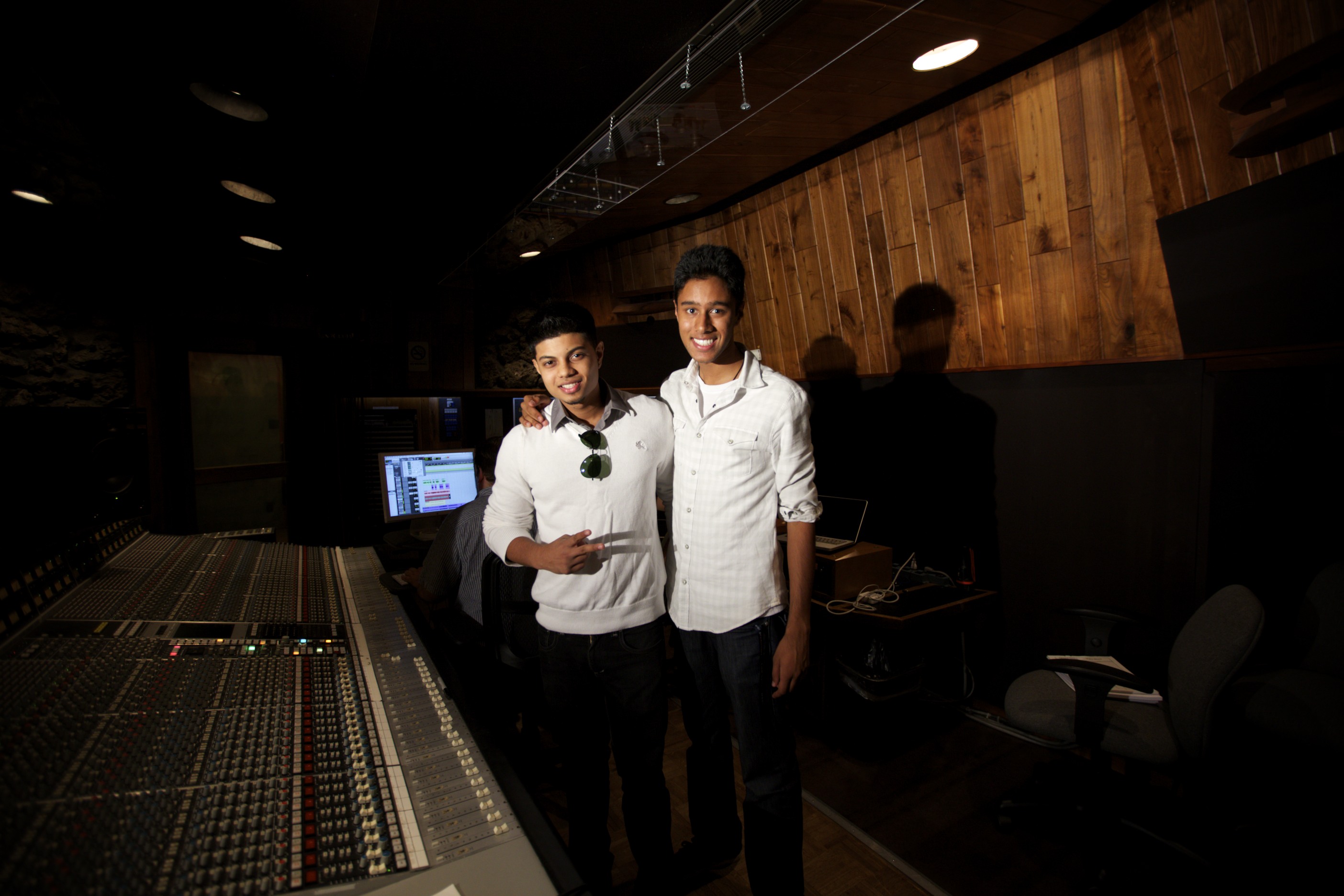 |thumb|Kunal and Sanjoy in studio recording Love the Pressure