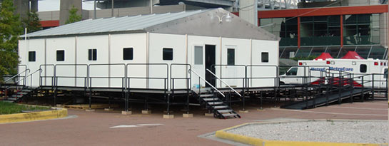 Johnson Portable in New Orleans, shortly after Hurricane Katrina struck. Johnson Portable in New Orleans, shortly after Hurricane Katrina struck.